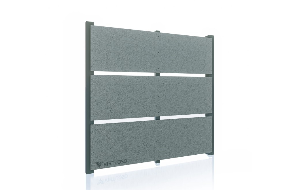 Gard modern fibrociment Fibro X Light Grey Day