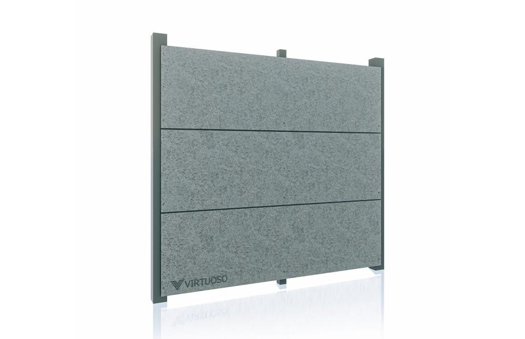 Gard modern fibrociment Fibro X Light Grey Night